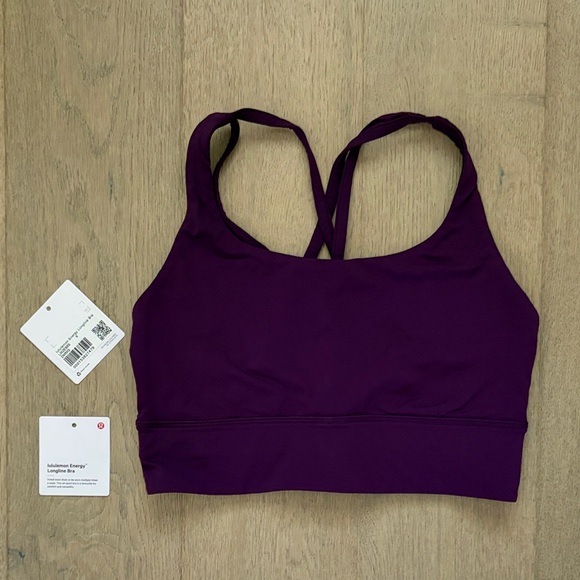 lululemon athletica Other - lululemon athletica Deep Purple Crisscross Sports Bra